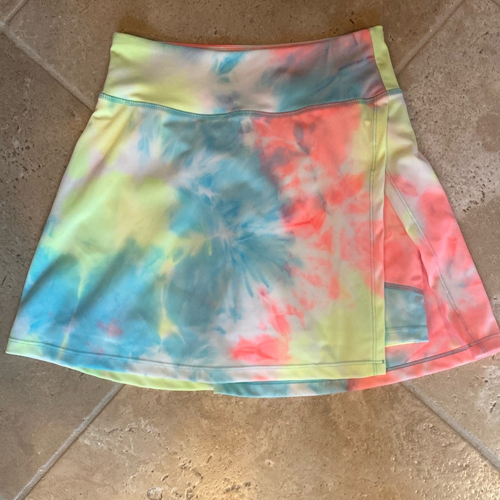 Tie dye skort